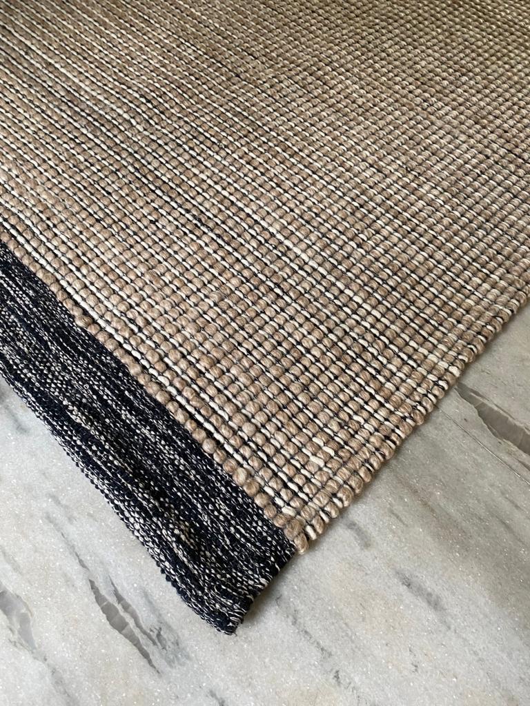 Hand Woven, Wool Loop, Chunky, Flat Weave, Wool Rug. Available In Multiple Size