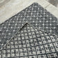 Gray & White Diamond Handwoven Wool Flat Weave Rug — front and reverse details, Lav & Lira handmade rug