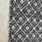 Gray & White Diamond Handwoven Wool Flat Weave Rug — close-up texture, Lav & Lira handmade rug