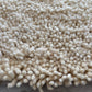 Closeup Image of white New Zealand Wool Rug 
