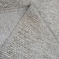 Chunky Loop Wool Rug — Beige Cream | Handwoven | Custom Sizes | Bordered | Lav & Lira