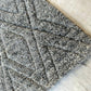 Hand Knotted, Natural Grey, Moroccan Berber, Wool Rug. Available in Multiple Sizes