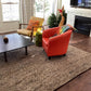 Hand Woven Super Chunky Wool and Jute Area Rug. Farmhouse Style