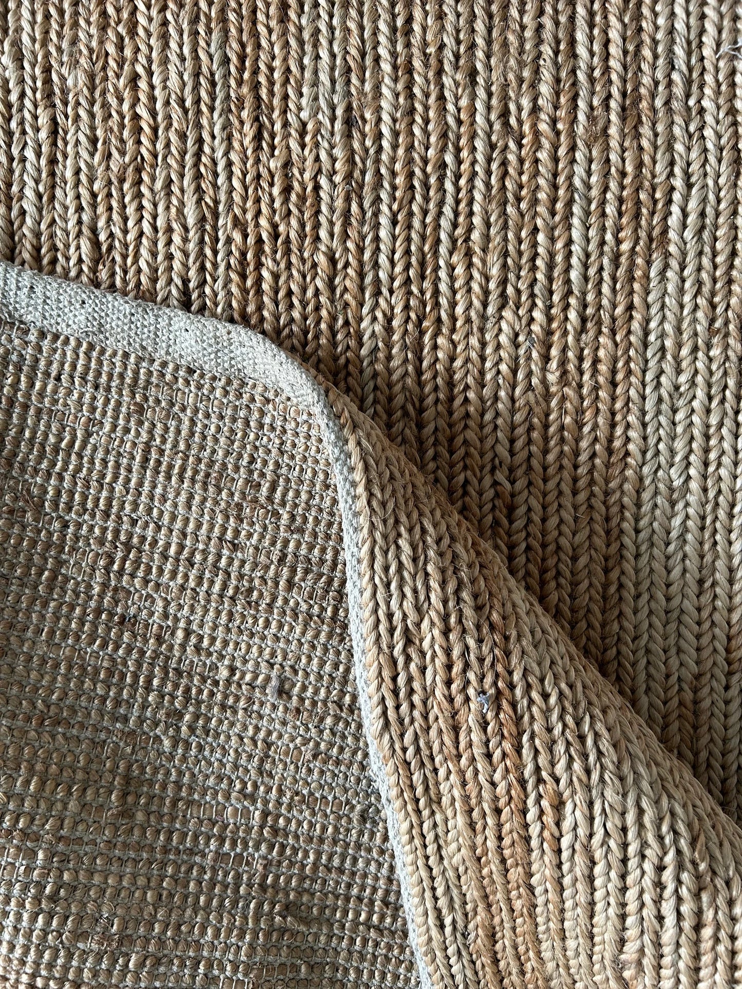 Soumak Braided Scandinavian Jute Rug - Indoor Outdoor Decor. Customization Available