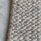 Hand Woven, Natural Grey, Uneven Chunky, Wool Rug. Available In Multiple Size
