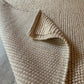 close up chunky loop wool rug texture 100 percent natural virgin wool pile depth