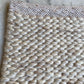 Hand Woven, Natural Grey, Uneven Chunky, Wool Rug. Available In Multiple Size